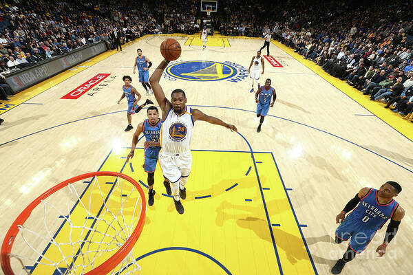 Kevin Durant Art Print featuring the photograph Kevin Durant #16 by Nathaniel S. Butler