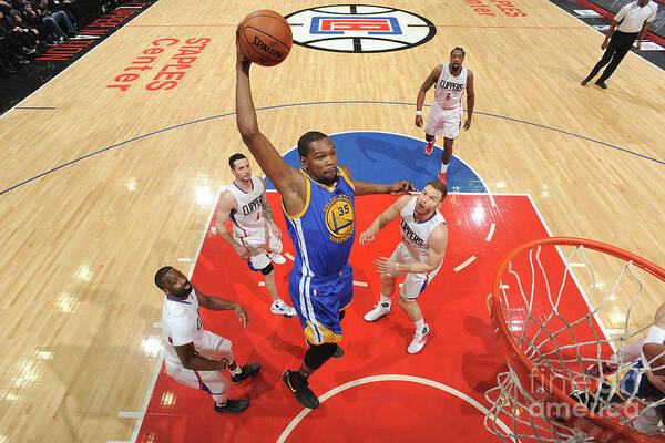 Nba Pro Basketball Art Print featuring the photograph Kevin Durant by Andrew D. Bernstein
