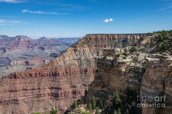 The Grand Canyon Art Print featuring the digital art The Grand Canyon by Tammy Keyes