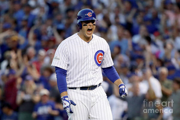 Three Quarter Length Art Print featuring the photograph Anthony Rizzo by Jonathan Daniel
