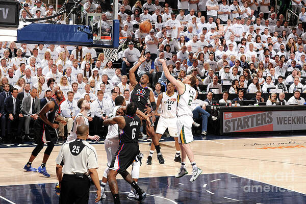 Chris Paul Art Print featuring the photograph Chris Paul #19 by Andrew D. Bernstein