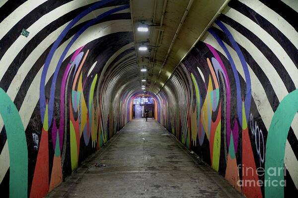 Graffiti Art Print featuring the photograph 191st Street Subway by Cole Thompson