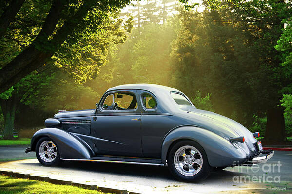 1938 Chevrolet Coupe Art Print featuring the photograph 1938 Chevrolet Master Deluxe Coupe #2 by Dave Koontz