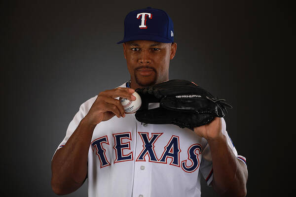 Media Day Art Print featuring the photograph Adrian Beltre #2 by Gregory Shamus