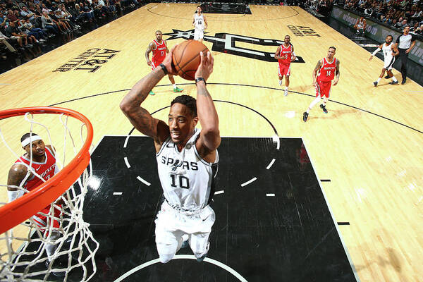 Demar Derozan Art Print featuring the photograph Demar Derozan #2 by Nathaniel S. Butler