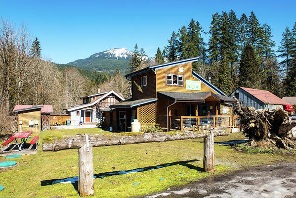 Glacier Coffee Shop Art Print featuring the photograph Glacier Coffee Shop #1 by Tom Cochran