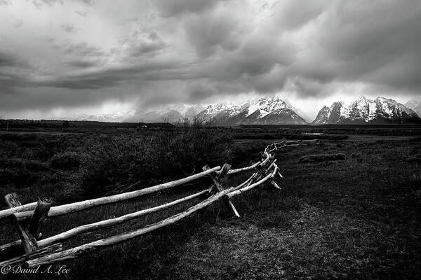 National Parks Art Print featuring the photograph Grand Teton National Park #1 by David Lee