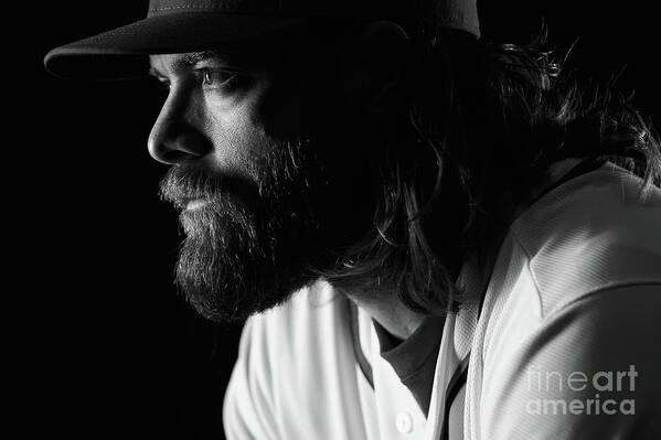 Media Day Art Print featuring the photograph Jayson Werth by Chris Trotman