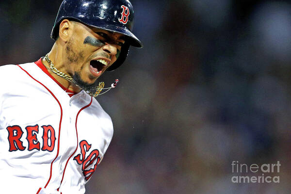 People Art Print featuring the photograph Mookie Betts by Maddie Meyer