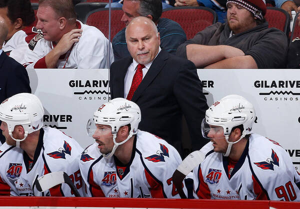 National Hockey League Art Print featuring the photograph Washington Capitals v Arizona Coyotes #2 by Christian Petersen