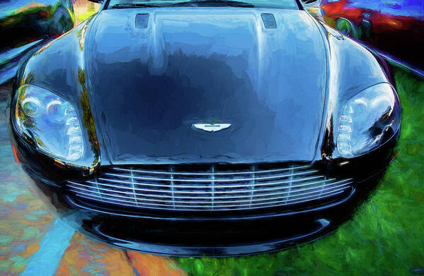 2007 Aston Martin V8 Vantage Roadster Art Print featuring the photograph 2007 Aston Martin V8 Vantage Roadster 110 by Rich Franco