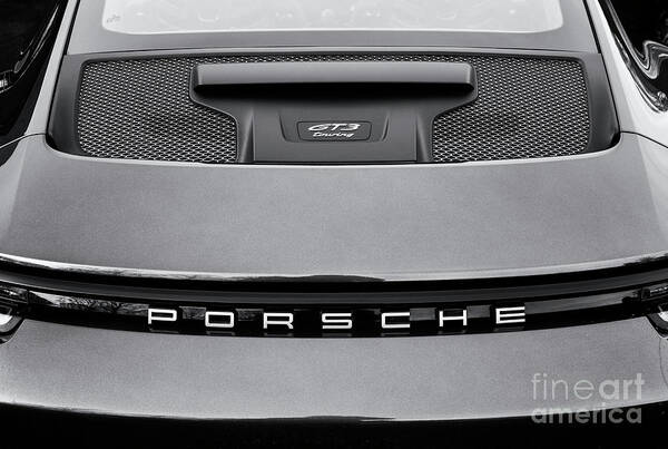 Porsche Art Print featuring the photograph 2022 Porsche 911 GT3 Touring Monochome by Tim Gainey