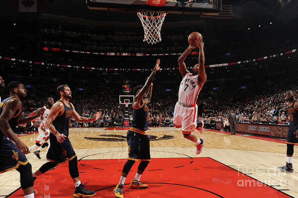Kyle Lowry Art Print featuring the photograph Kyle Lowry by Ron Turenne