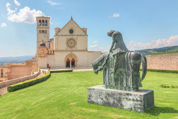 Basilica Art Print featuring the photograph Assisi - Italy #3 by Joana Kruse