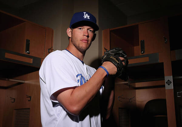 Media Day Art Print featuring the photograph Clayton Kershaw #3 by Christian Petersen