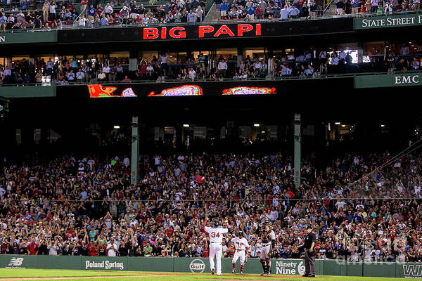 People Art Print featuring the photograph David Ortiz by Billie Weiss/boston Red Sox