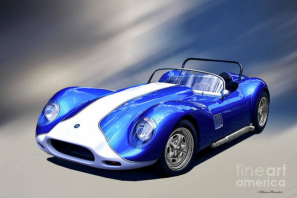 Lister-cambridge Art Print featuring the photograph Lister Cambridge Roadster #3 by Dave Koontz