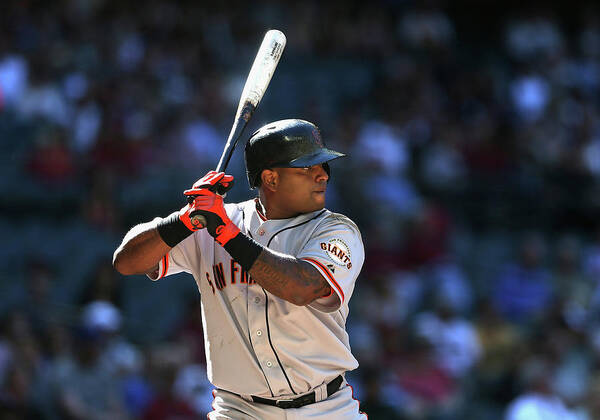 Pablo Sandoval Art Print featuring the photograph Pablo Sandoval by Christian Petersen