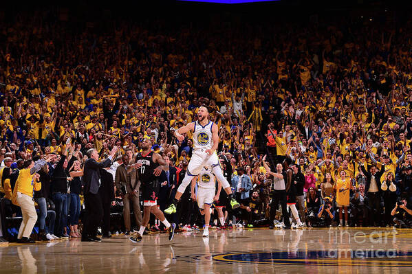 Playoffs Art Print featuring the photograph Stephen Curry by Noah Graham