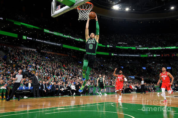 Jayson Tatum Art Print featuring the photograph Jayson Tatum #31 by Brian Babineau