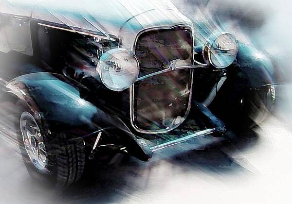 Ford Art Print featuring the digital art 34 Ford by David Manlove