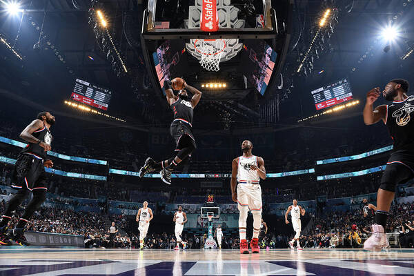 Nba Pro Basketball Art Print featuring the photograph Lebron James by Andrew D. Bernstein