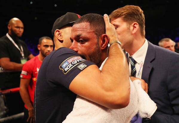 Contest Art Print featuring the photograph Boxing at O2 Arena #4 by Richard Heathcote