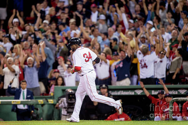 People Art Print featuring the photograph David Ortiz #4 by Billie Weiss/boston Red Sox
