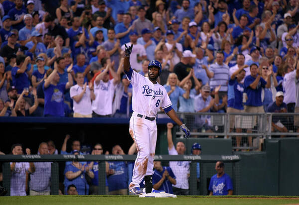 People Art Print featuring the photograph Lorenzo Cain by Ed Zurga