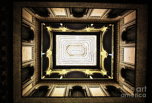 Ceilings Art Print featuring the photograph Untitled 4 by David Little-Smith