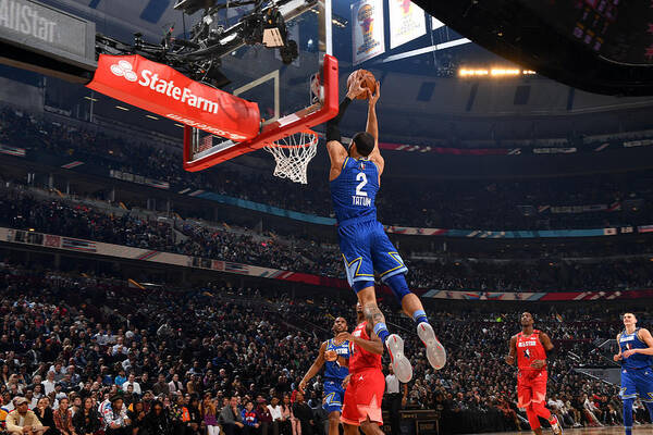 Jayson Tatum Art Print featuring the photograph 69th NBA All-Star Game #5 by Jesse D. Garrabrant