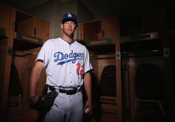 Media Day Art Print featuring the photograph Clayton Kershaw by Christian Petersen