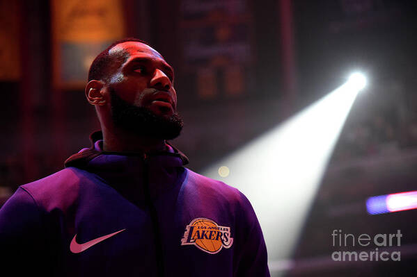 Lebron James Art Print featuring the photograph Lebron James #5 by Andrew D. Bernstein