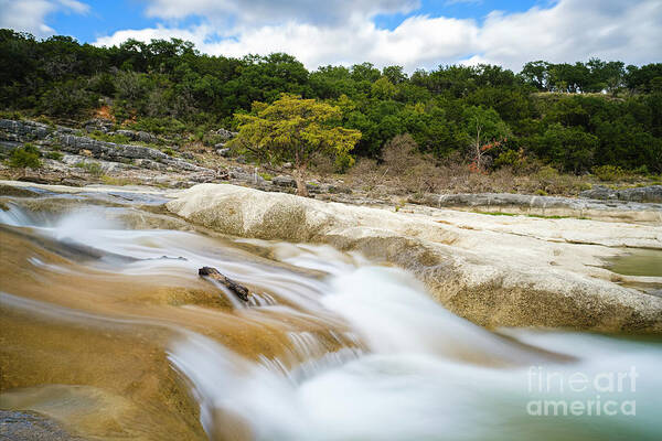 Johnson City Art Print featuring the photograph Pedernales Falls #5 by Raul Rodriguez