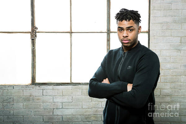 Nba Pro Basketball Art Print featuring the photograph D'angelo Russell by Nathaniel S. Butler