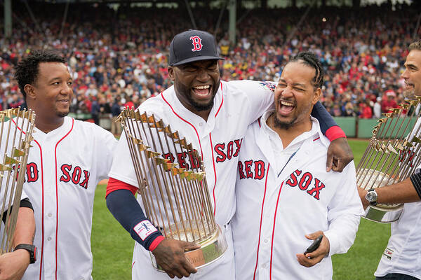 People Art Print featuring the photograph David Ortiz #6 by Michael Ivins/boston Red Sox