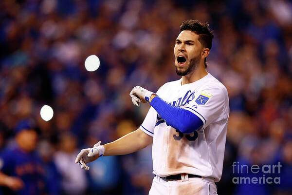 People Art Print featuring the photograph Eric Hosmer #6 by Jamie Squire