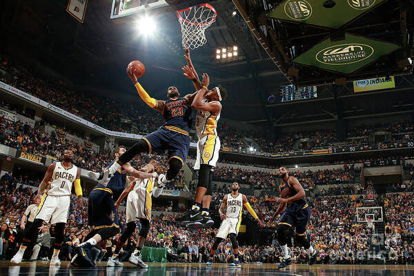 Lebron James Art Print featuring the photograph Lebron James by Jeff Haynes