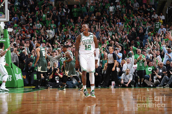 Nba Pro Basketball Art Print featuring the photograph Terry Rozier by Brian Babineau