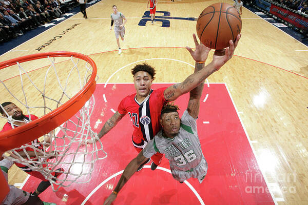 Nba Pro Basketball Art Print featuring the photograph Kelly Oubre by Ned Dishman