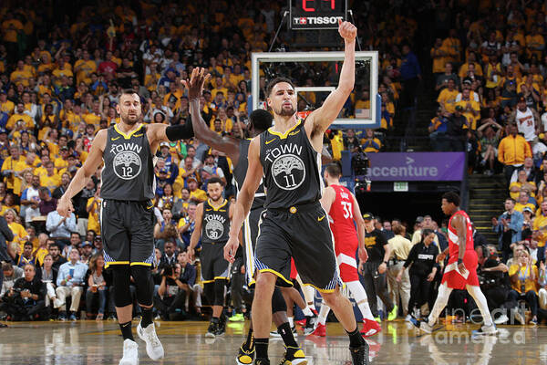 Klay Thompson Art Print featuring the photograph Klay Thompson by Nathaniel S. Butler