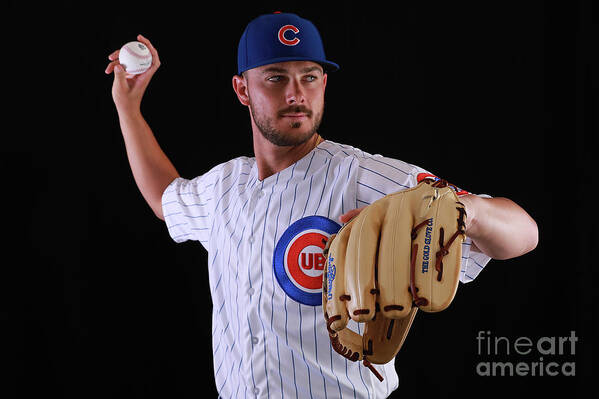 Media Day Art Print featuring the photograph Kris Bryant #8 by Gregory Shamus