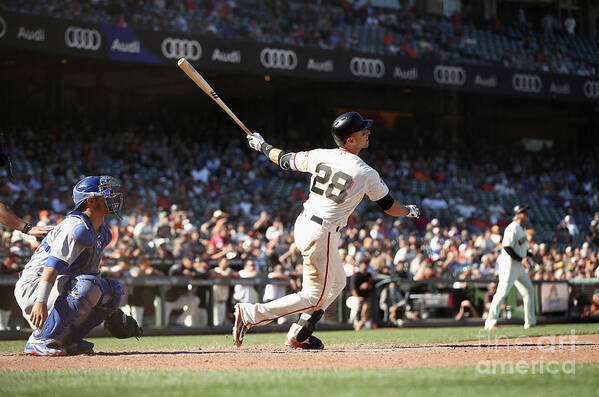 San Francisco Art Print featuring the photograph Buster Posey #9 by Ezra Shaw