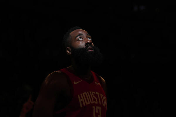 Nba Pro Basketball Art Print featuring the photograph James Harden by Nathaniel S. Butler