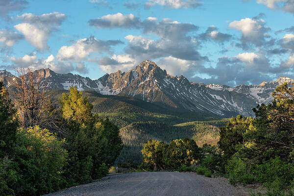 Mount Sneffels Art Print featuring the photograph A Different Road To Sneffels by Denise Bush