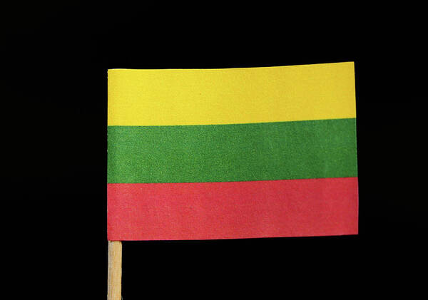 Lithuania Art Print featuring the photograph Flag of Lithuania by Vaclav Sonnek