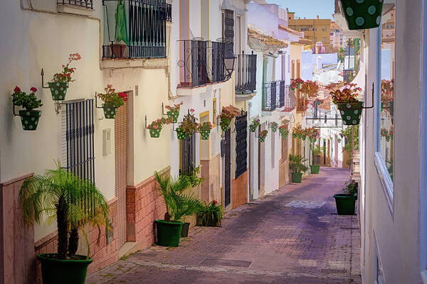 Andalusian City Art Print featuring the photograph A visit to the city of Estepona - 7 by Jordi Carrio Jamila