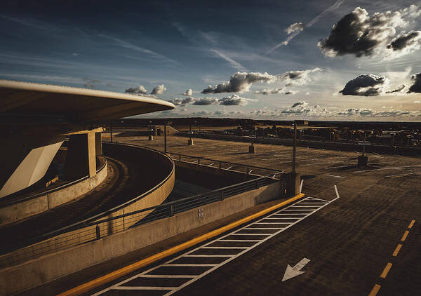 Airport Art Print featuring the photograph Airport in a Pandemic by Ada Weyland