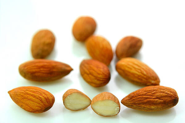 Nut Art Print featuring the photograph Almond by Jayk7