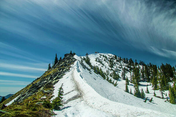 Granite Mountain Art Print featuring the photograph Almost There by Doug Scrima